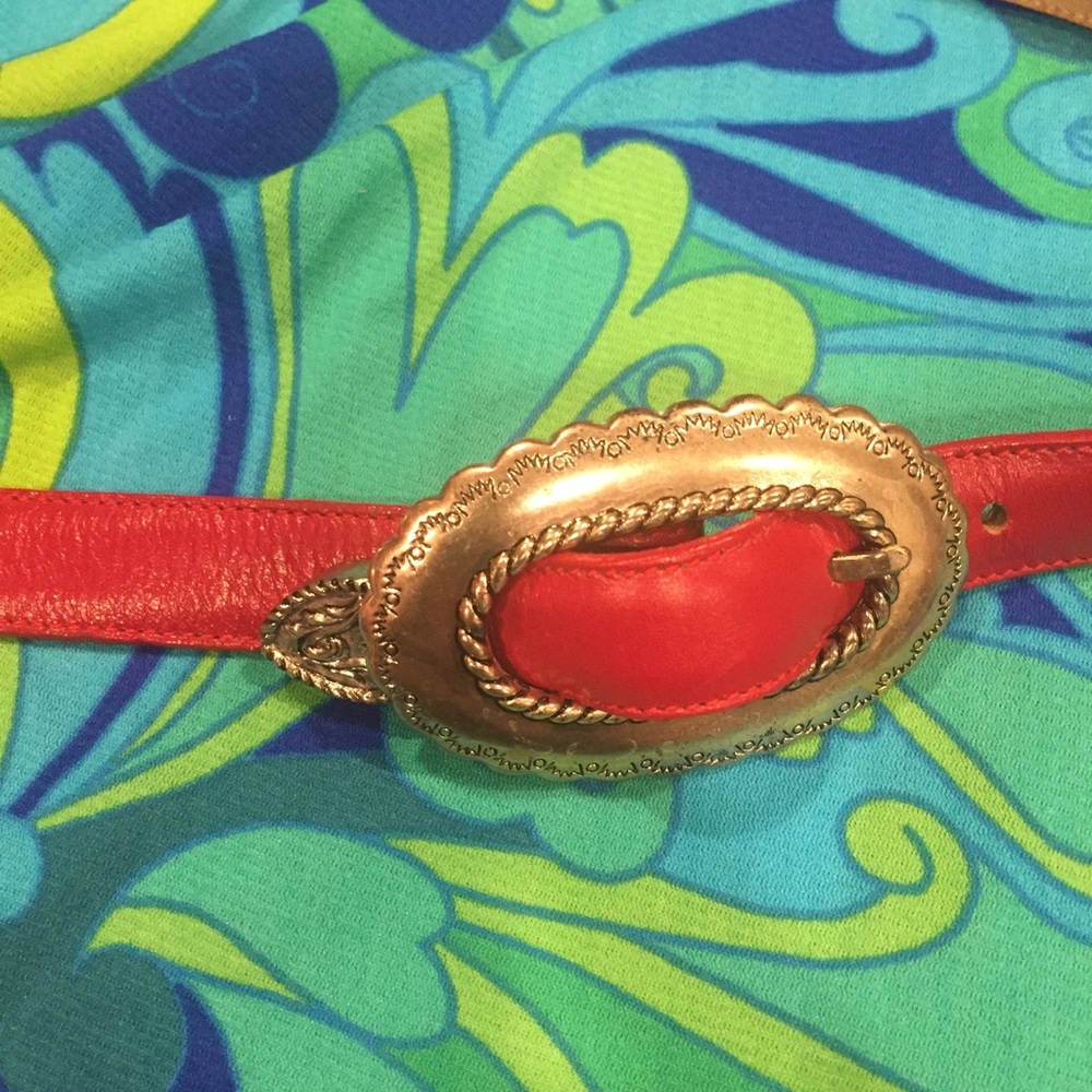 Red Justin Belt